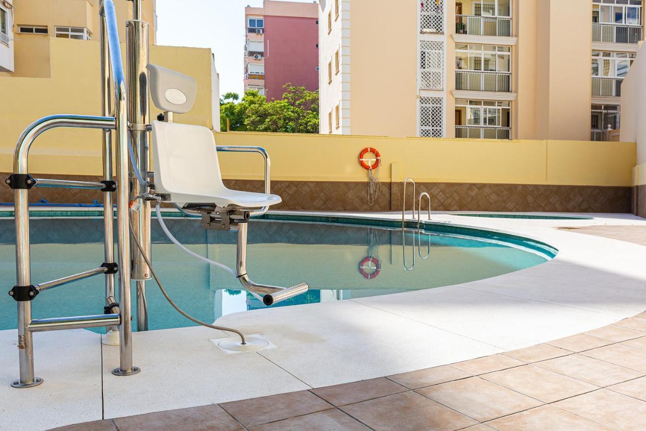 Ver7 - Estudio, Wifi, Fire Stick Amazon, Terraza, Vistas Al Mar, Piscina Torremolinos Buitenkant foto